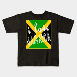 I Love Jamaica Kids T-Shirt